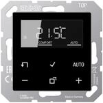 Jung TRDA1790SW Thermostat mit Standard-Display, schwarz