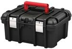 KETER Werkzeugkasten breit mit Metallverschluss 16 Zoll, schwarz, 41,9 x 32,7 x...