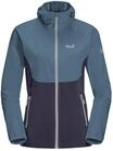 Jack Wolfskin Damen Go Hike Softshell W Jacket, graphite, S EU