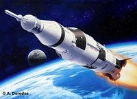 Revell 04909, Revell Apollo Saturn V Grau