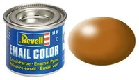 Revell 32382, Revell Silk "Wood Brown"(RAL 8001)Email Color Enamel 14ml Grau