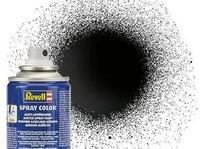 Revell 34107, Revell Gloss "Black" Spray Color Acrylic Aerosol - 100ml Grau