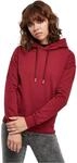 Urban Classics Ladies Organic Hoody Burgundy XL
