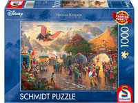 Schmidt Spiele Thomas Kinkade 59939, Disney, Dumbo, 1000 Teile Puzzle, bunt