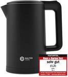Balter Wasserkocher Edelstahl WK-4, 1,7 Liter, elektrischer Wasserkocher, Doppelwand