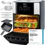 Balter Hei&szlig;luftfritteuse Airfryer, 12 Liter XXL, Mini Backofen, D&ouml;rrautomat,