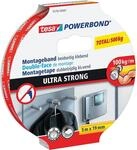 tesa Powerbond Montageband Ultra Strong, 19 mm x 5, 0 m