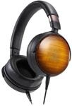 Audio-Technica AudioT ATH-WP900 Hi-Fi Kopfh. bn/bk | Portable Wooden Headphones