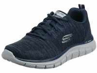 Skechers Herren Track-Front Runner Sneaker, Navy/Grey, 41 EU