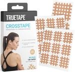 TRUETAPE Crosstapes &ndash; 130 Gitterpflaster in 3 verschiedenen Gr&ouml;&szlig;en (72x S, 42x M,