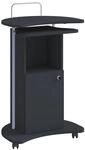 VCM Holz mobiles Rednerpult | Ma&szlig;e ca. H. 93 bis 111 x B. 56 x T. 41 cm | rollbar