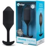 b-Vibe vibrierende Snug Stecker Schwarz Xlarge, 700 g, BV-015BLK