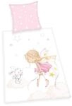 Herding Little Fairy Bettw&auml;sche-Set, Wendemotiv, Kopfkissenbezug 80 x 80 cm,