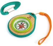 Hape Nature Fun Camper-Set mit Kompass und Karabinerhaken - aus Bambus und