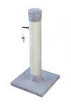 Ebi 431-429150 Kratzbaum Post, 38 x 38 x 80 cm, grau