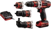 Einhell Akkuschrauber TE-CD 12/1 3X-Li (Li-Ion, 12 V, 30 Nm, 2 G&auml;nge, abnehmbares 10