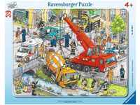 Ravensburger Kinderpuzzle - 06768 Rettungseinsatz - Rahmenpuzzle für Kinder ab 4