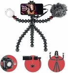 Joby GorillaPod Mobile Vlogging Kit (Smartphone Rig, Micro Wavo Mobile, Mini LED