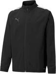 PUMA unisex-kinder Sweater, Puma Black-Puma White, 128