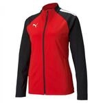 PUMA Damen Teamliga Training Jacket Sweater, Puma Red-puma Black, XL EU