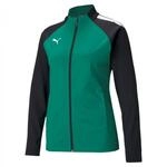 PUMA womens Sweater, Pepper Green-Puma Black, M