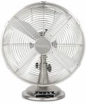 H.Koenig Elektrischer Tischventilator JOE48 Ger&auml;uschlos Metalldesign, 3