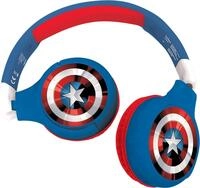 Lexibook - Marvel Avengers - 2-in-1-Audio-Kopfh&ouml;rer mit Bluetooth und Kabel, Stereo,