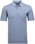 RAGMAN Herren RAGMAN Kurzarm Softknit Poloshirt Medium, Taube-073