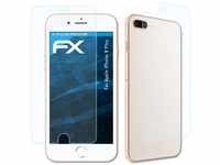 atFoliX Schutzfolie kompatibel mit Apple iPhone 8 Plus Folie, ultraklare FX
