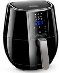 BLACK+DECKER BXAF3500E - Digitale Hei&szlig;luftfritteuse, 1500W, 3l, Ohne &Ouml;l,