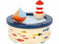 small foot Spieluhr Großer Ozean aus Holz, Einschlafhilfe für Kinder ab 3 Jahren,