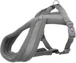 TRIXIE Premium Touren-Geschirr f&uuml;r Hunde, Luxury Comfort, Graphitgrau, L&ndash;XL,