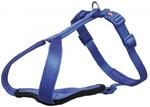 TRIXIE 1998102 Premium Y-Geschirr, 30-35 cm/10 mm, blau Kobalt, XS