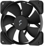 Fractal Design Aspect 12 PWM L&uuml;fter 120 mm Schwarz mit niedrigem Ger&auml;uschpegel f&uuml;r