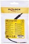 Delock Kabel USB 2.0 A Stecker > 2 x offene Kabelenden Strom 10 cm Raspberry Pi,