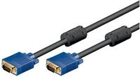 Goobay 93370 VGA auf VGA Kabel 5m / Monitorkabel / Full HD SVGA Bildschirmkabel / VGA