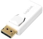 LogiLink CV0057 DisplayPort zu HDMI Adapter, mit Verriegelungsmechanismus, wei&szlig;