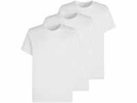 Calvin Klein Herren 3er Pack T-Shirts Kurzarm Rundhalsausschnitt, Weiß (White), XL
