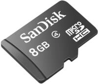 SanDisk Micro SDHC 8GB Class 4 Speicherkarte