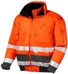 Warnschutz-Pilotenjacke Vancouver wasserdichte, winddichte Arbeitsjacke orange L