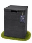 Ondis24 Aufbwahrungsbox Madera Mini Holz-Optik 90L abschlie&szlig;bar Truhe Kissenbox