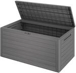 Casaria&reg; Gartenbox 280L UV-best&auml;ndig Griffmulden Verschlussvorrichtung Balkon
