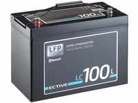 ECTIVE LiFePO4 Batterie LC100L BT - 12V, 100Ah, 1280Wh, Bluetooth inklusive App...
