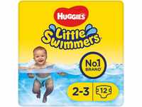 Huggies Little Swimmers Einweg-Schwimmwindeln für Babys und Kinder, Größe 2-3 (3-8