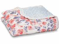 aden + anais Silky Soft Dream Blanket - Watercolour Garden, Mehrfarbig, 9332G,