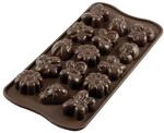 silikomart | SCG24 Silikonform f&uuml;r CHOCO SPRINGLIFE Pralinen, Antihaft, 15 Pralinen,