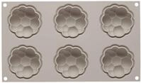 Silikomart | Silikonform f&uuml;r BOLLICINE Monoportionen, Antihaft, 6 Hohlr&auml;ume, &Oslash; 70