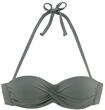 Lascana Damen B&uuml;gel-Bandeau-Bikini-Top mit wattierten Cups und St&auml;bchen