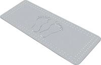 Meusch 4388189005 Wanneneinlage Foot, 36 x 72 cm, grau