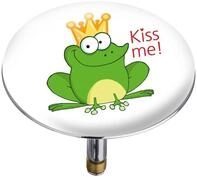 WENKO Badewannenst&ouml;psel Pluggy&reg; XXL Froggy - Abfluss-Stopfen, f&uuml;r alle